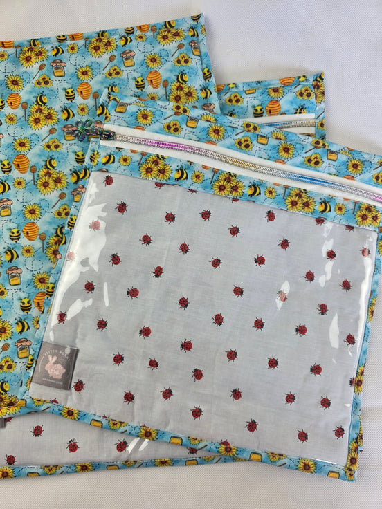 WIP Project Bag - Honey & Ladybirds