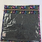 WIP Project Bag - Trick or Treat GLITTER front