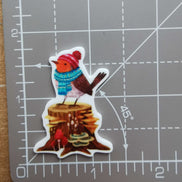 Needle Minder - Winter Robin in Hat & Scarf
