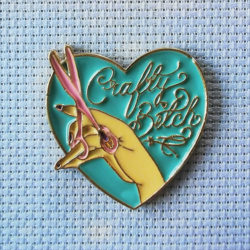 Needle Minder - Crafty B*tch Heart & Scissors
