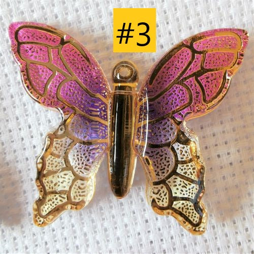 Needle Minder - Gold Foiled Pastel Rainbow Butterfly