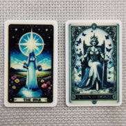 Needle Minder - Tarot. The Star. Fancy Lady Queen of Swords