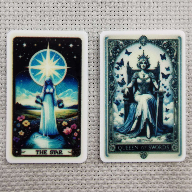 Needle Minder - Tarot. The Star. Fancy Lady Queen of Swords