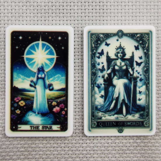 Needle Minder - Tarot. The Star. Fancy Lady Queen of Swords