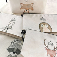 Notions Pouch / Small Travel WIP Project Bag - Forest Series