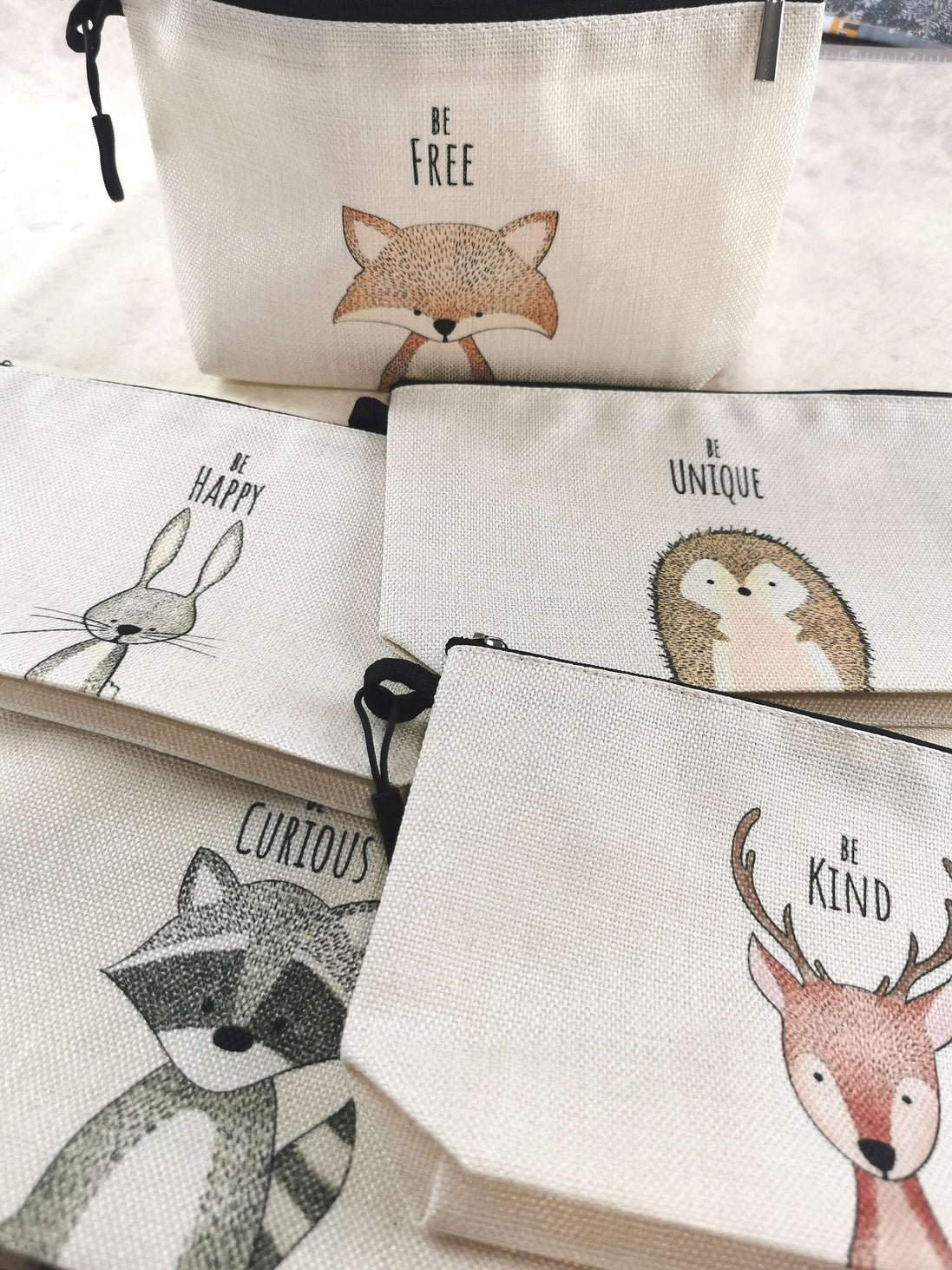 Notions Pouch / Small Travel WIP Project Bag - Forest Series