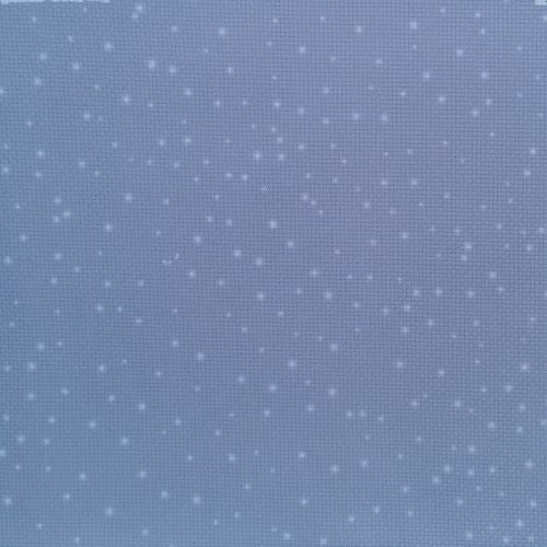 Aida / Evenweave - Snow Flurry Grey - (printed)