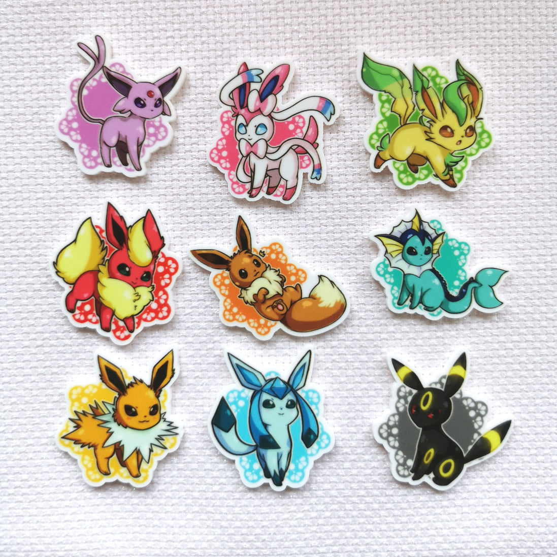 Needle Minder - Pokemon. Eevee Evolutions. Set of 9 or Individually.