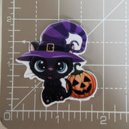 Needle Minder - Halloween. Pumpkin, witch, cat, spider, scarecrow. Spooky.