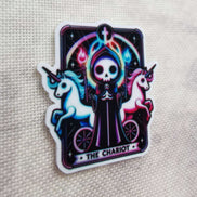 Needle Minder - Unicorn Tarot Card. The Chariot.