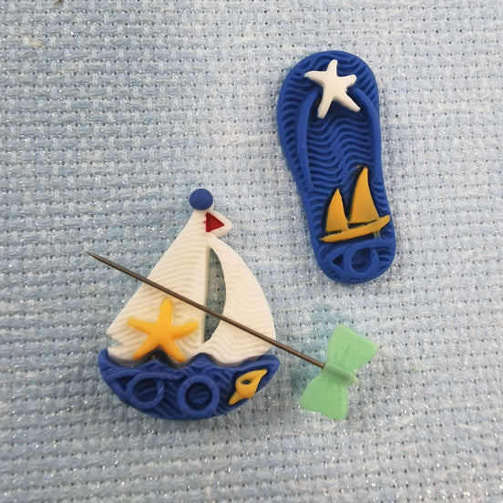 Needle Minder - Sail Boat & Flip Flop.