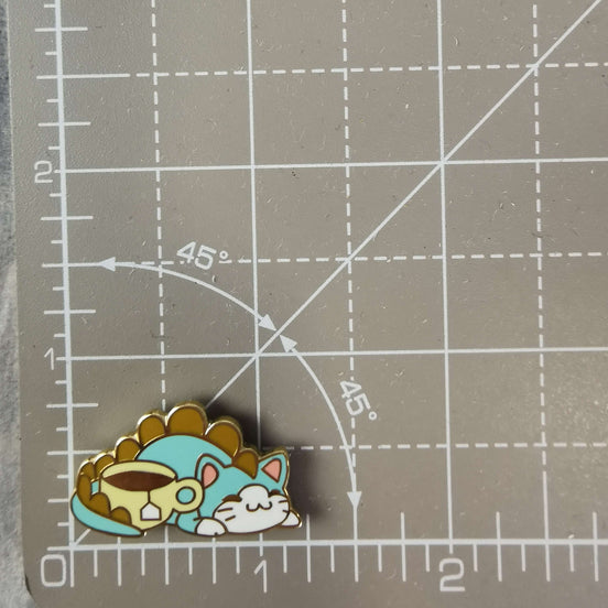 Needle Minder - Tea Cup Dino Cat.