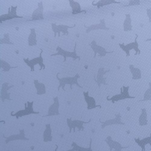Aida / Evenweave - Feeling Catty - (printed)