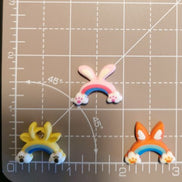 Needle Minder - Mini Rainbow Ears.  Bunny Rabbit, Giraffe, Fox.