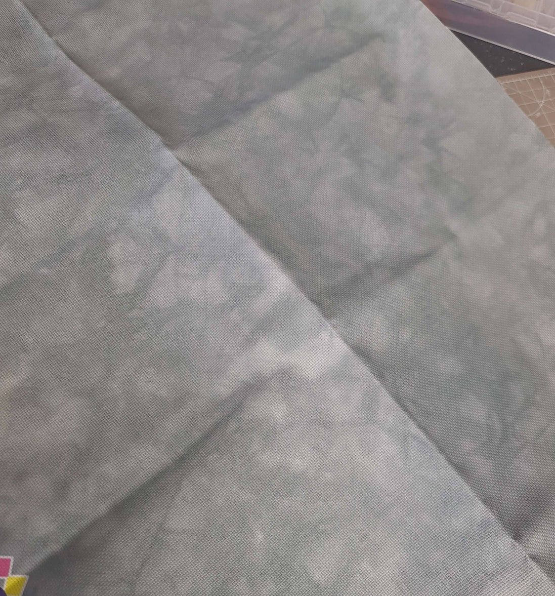 Aida / Evenweave - Charcoal - (printed)