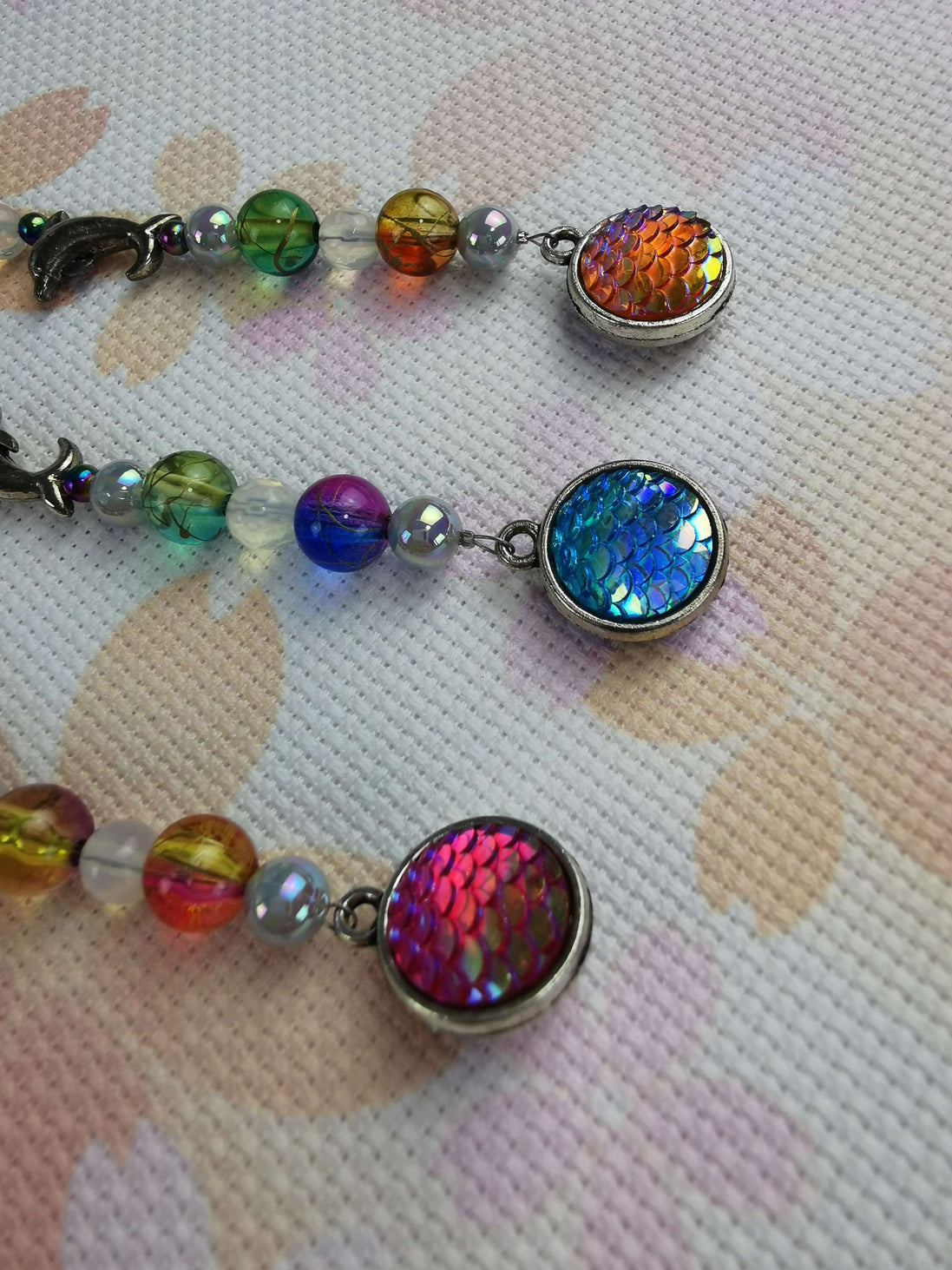 Beaded Scissor Keep. Ocean Treasures
