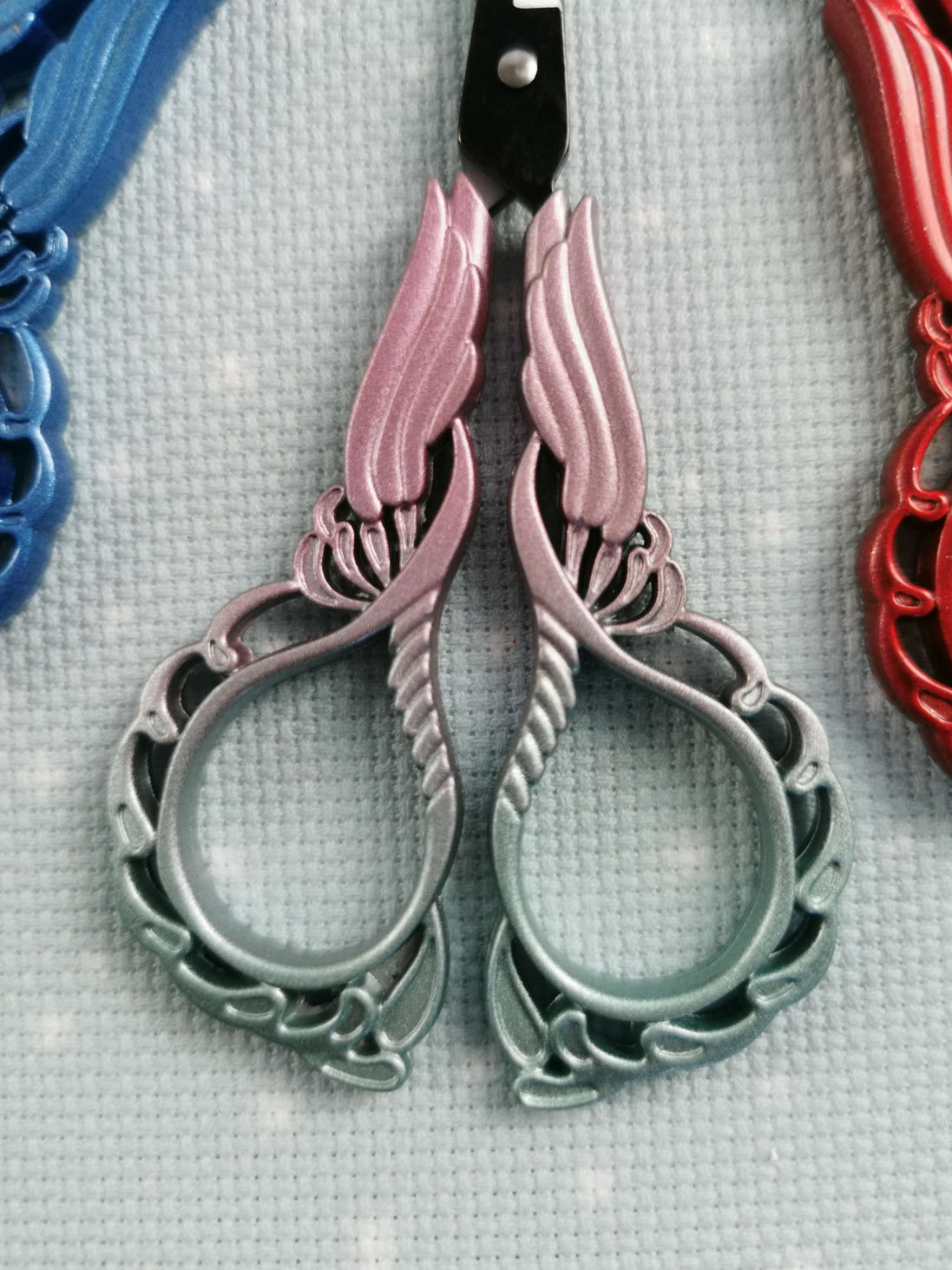 Ornate Heavy Weight Embroidery Scissors with Cover