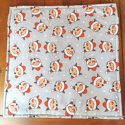 WIP Project Bag - Christmas Fox GLITTER front.