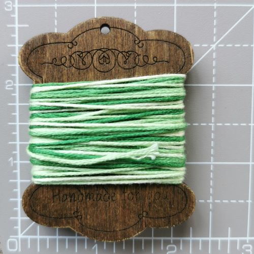 Vintage wooden handmade floss bobbins
