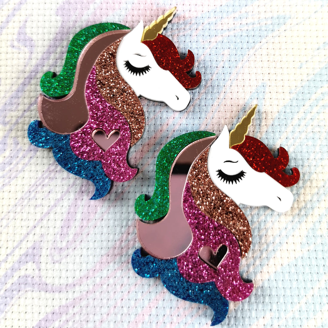 Needle Minder - Luxury Sparkle Rainbow Unicorn