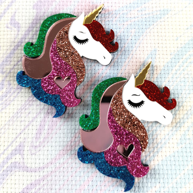 Needle Minder - Luxury Sparkle Rainbow Unicorn