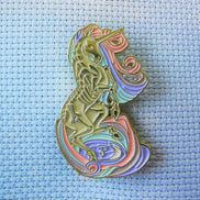 Needle Minder - Skeleton Glitter Rainbow Unicorn