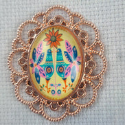 Needle Minder - Framed Folk Art