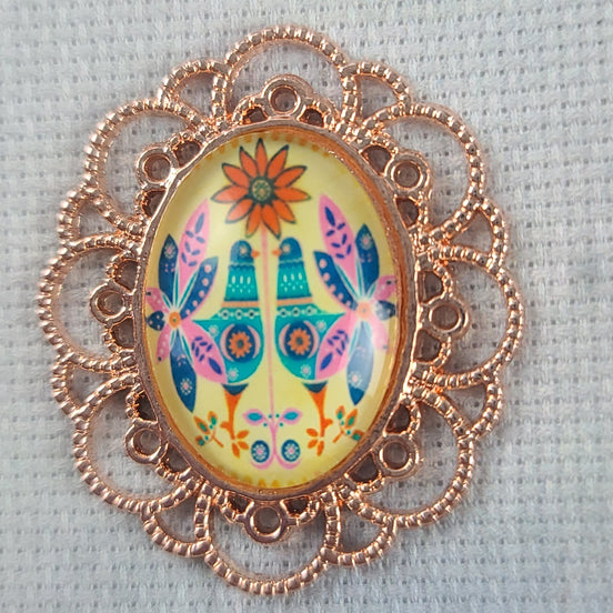 Needle Minder - Framed Folk Art