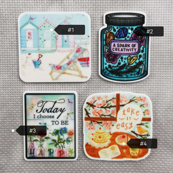Needle Minder - Beach Day, Creativity Jar, Choose Happy, Tea Time Take It Easy