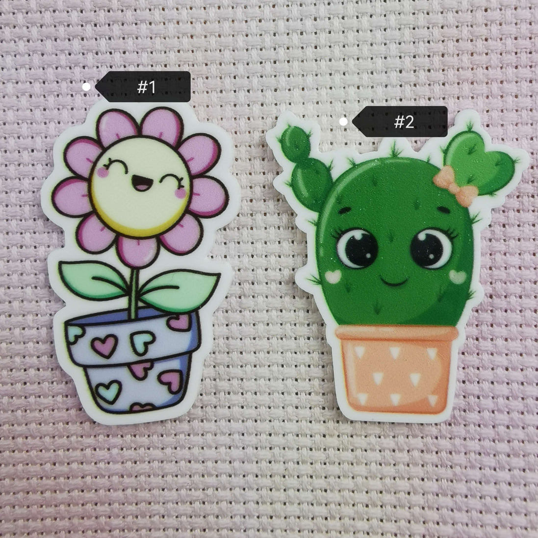Needle Minder - Happy Spring Flower / Cute Cactus