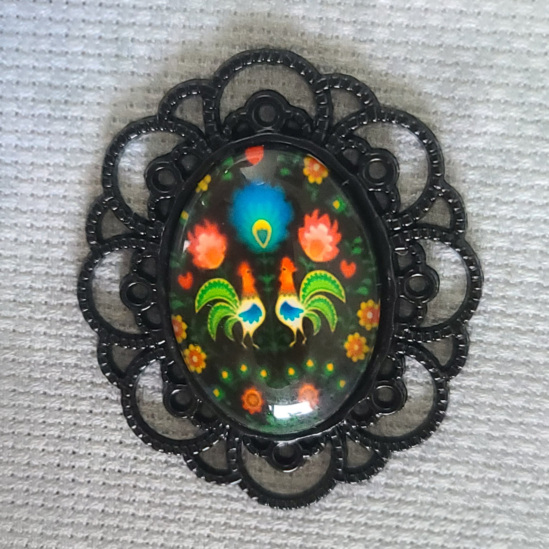 Needle Minder - Framed Folk Art