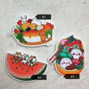 Needle Minder - Cute Food. Cats, Bunnies, Panda Bento.
