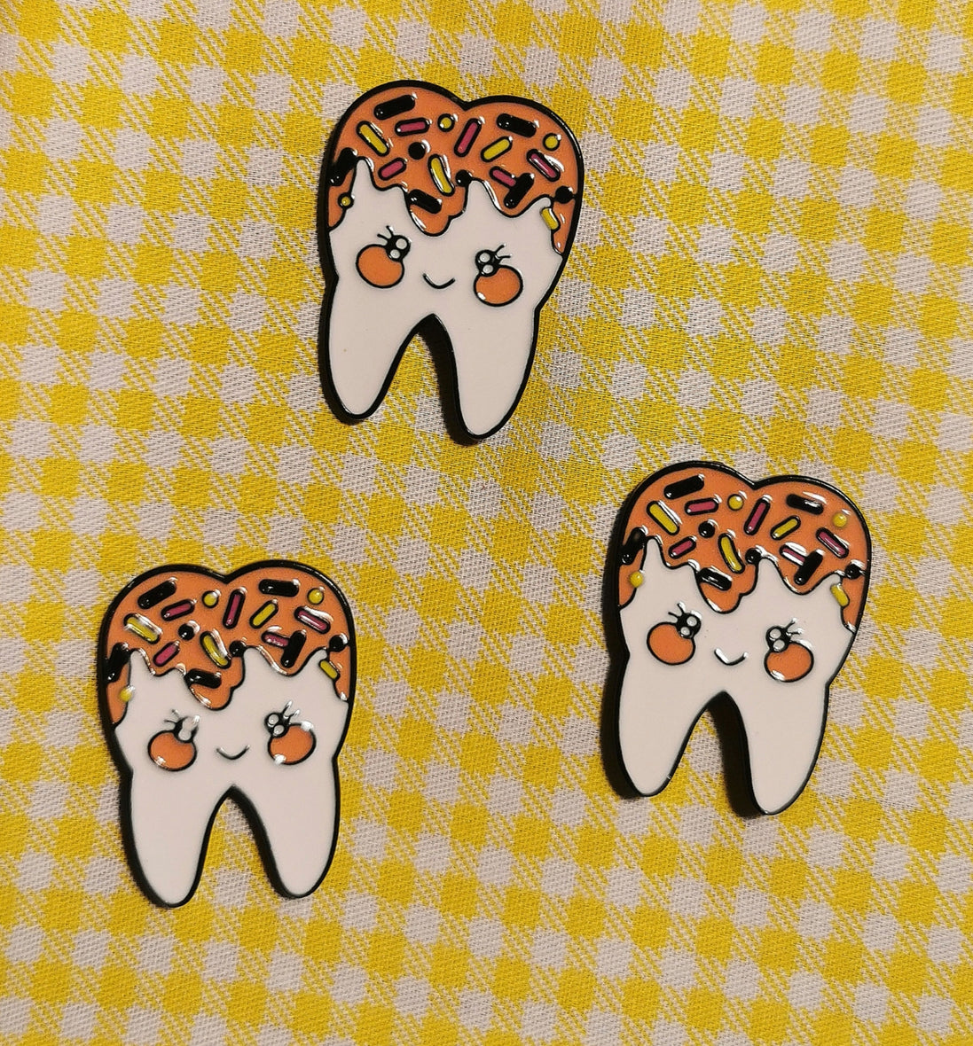 Needle Minder - Sweet Tooth Donut sprinkles kawaii cute character.