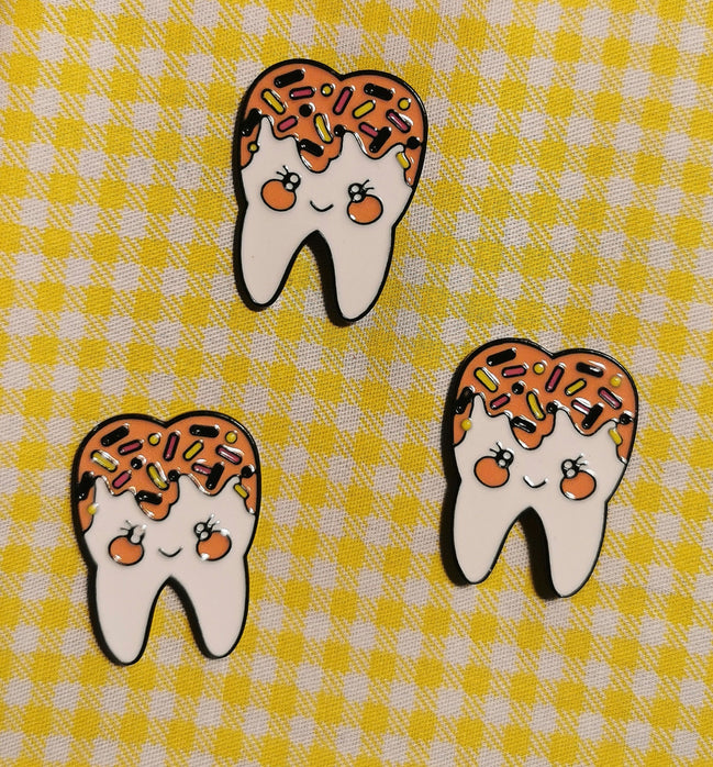 Needle Minder - Sweet Tooth Donut sprinkles kawaii cute character.