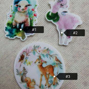 Needle Minder - Spring Lamb, Coffee Llama, Woodland Friends.