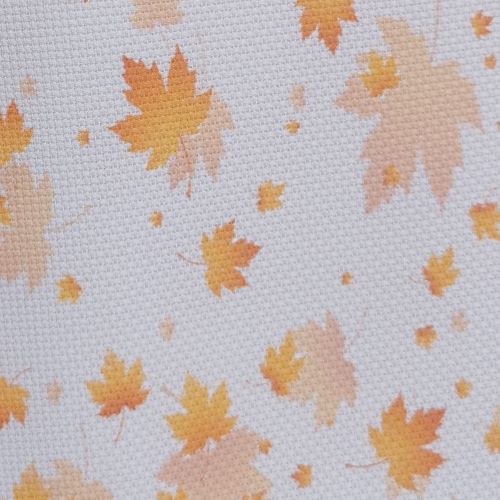 Aida / Evenweave - Falling Leaves - (printed)