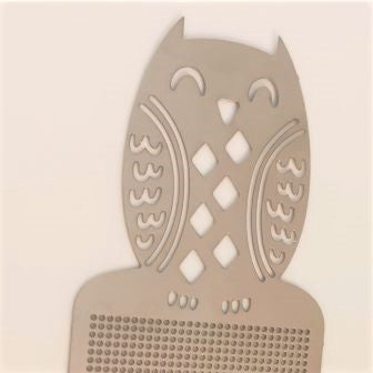 Metal Owl Cross Stitch Bookmark