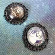 Needle Minder - Oogie & Pumpkin King Gothic. Nightmare Christmas. Halloween.