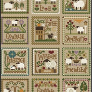 Little House Needleworks - Little Sheep Virtues x12 patterns FULL SET