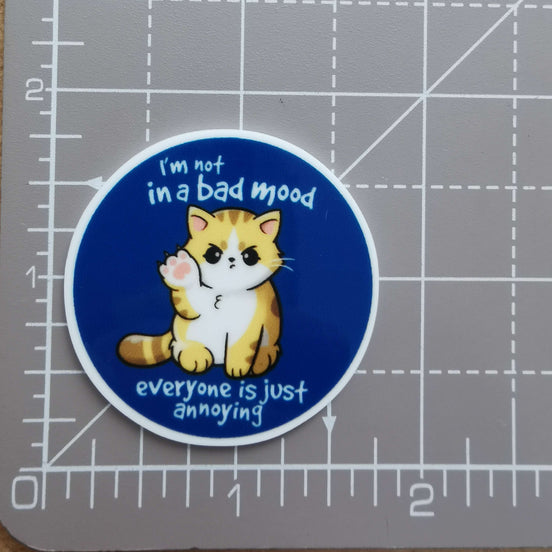 Needle Minder - Cute Cat. Everyone is Annoying. Humour