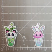 Needle Minder - Bubble Tea Panda & Bunny Rabbit