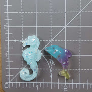 Needle Minder - Glitter Shimmer Seahorse, Dolphin