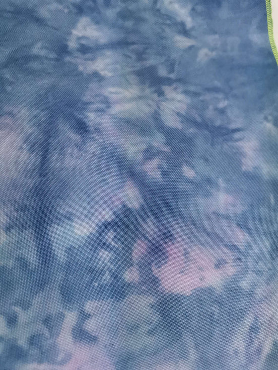 Blue depths. Hand Dyed. 32ct Evenweave (18x27)
