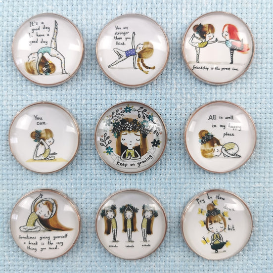 Needle Minder - Positive Affirmations. Yoga & Meditation
