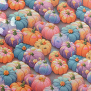 WIP Project Bag - Ghostly Pumpkins