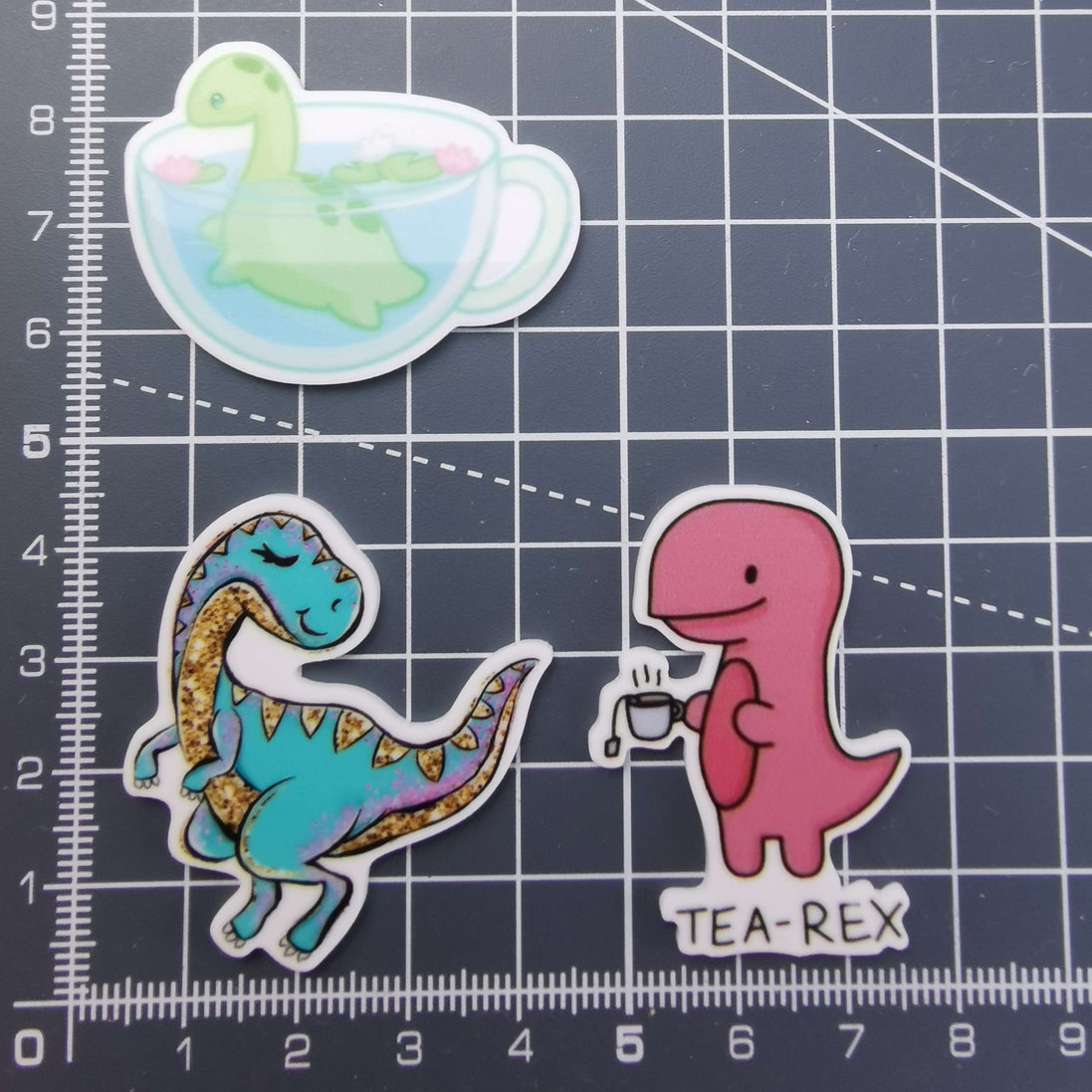 Needle Minder - Dinosaur. Tea / Teacup.