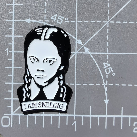 Needle Minder - The Adams Family. Wednesday "I am Smiling"