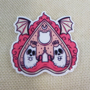 Needle Minder - Purr Hiss Ghost Kitty Ouija Board Planchette