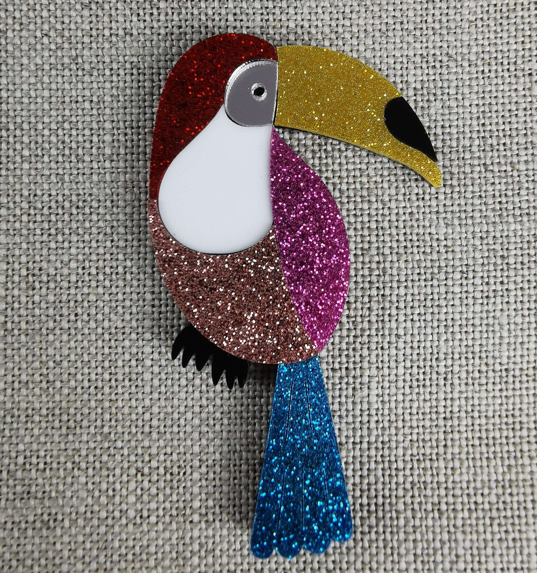 Needle Minder - Luxury Glitter Parrot / Toucan