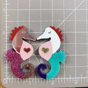Needle Minder - Luxury Mirrored Seahorse